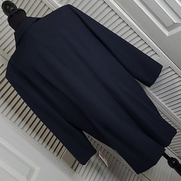 WillowRidge sz 20P midi dress coat navy - Picture 4 of 10